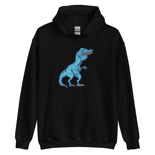 Old Time T-Rex Adult Hoodie