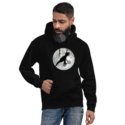 Flying on a bike Theropod Adult Hoodie