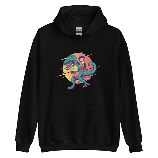 Gamer T-Rex Adult Hoodie