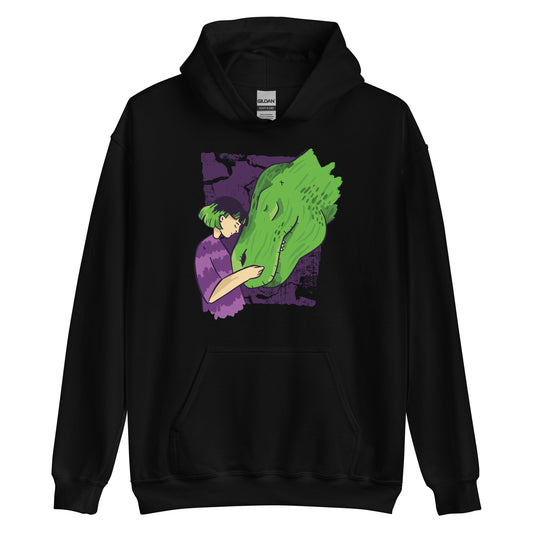 Dino Friend Adult Hoodie