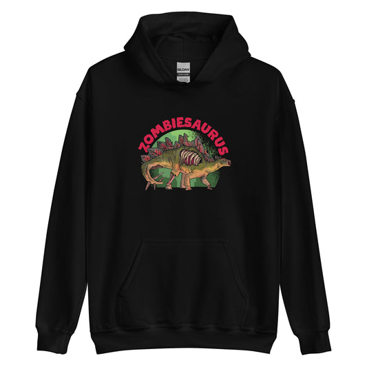 Zombiesaurus Stegosaurus Adult Hoodie