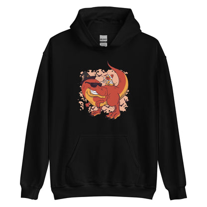 Dino Pug Halloween Adult Hoodie