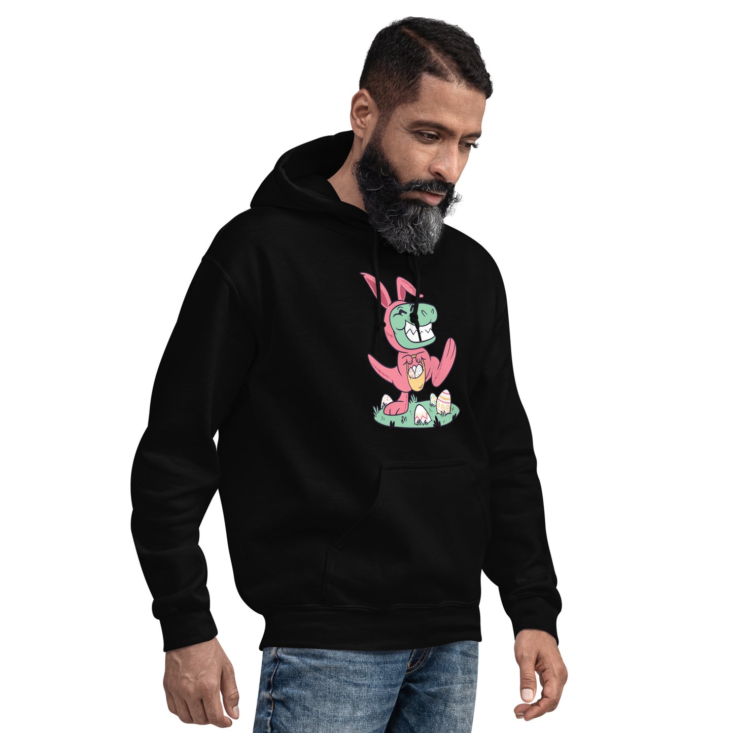 Smiling Easter Bunny Adult Hoodie