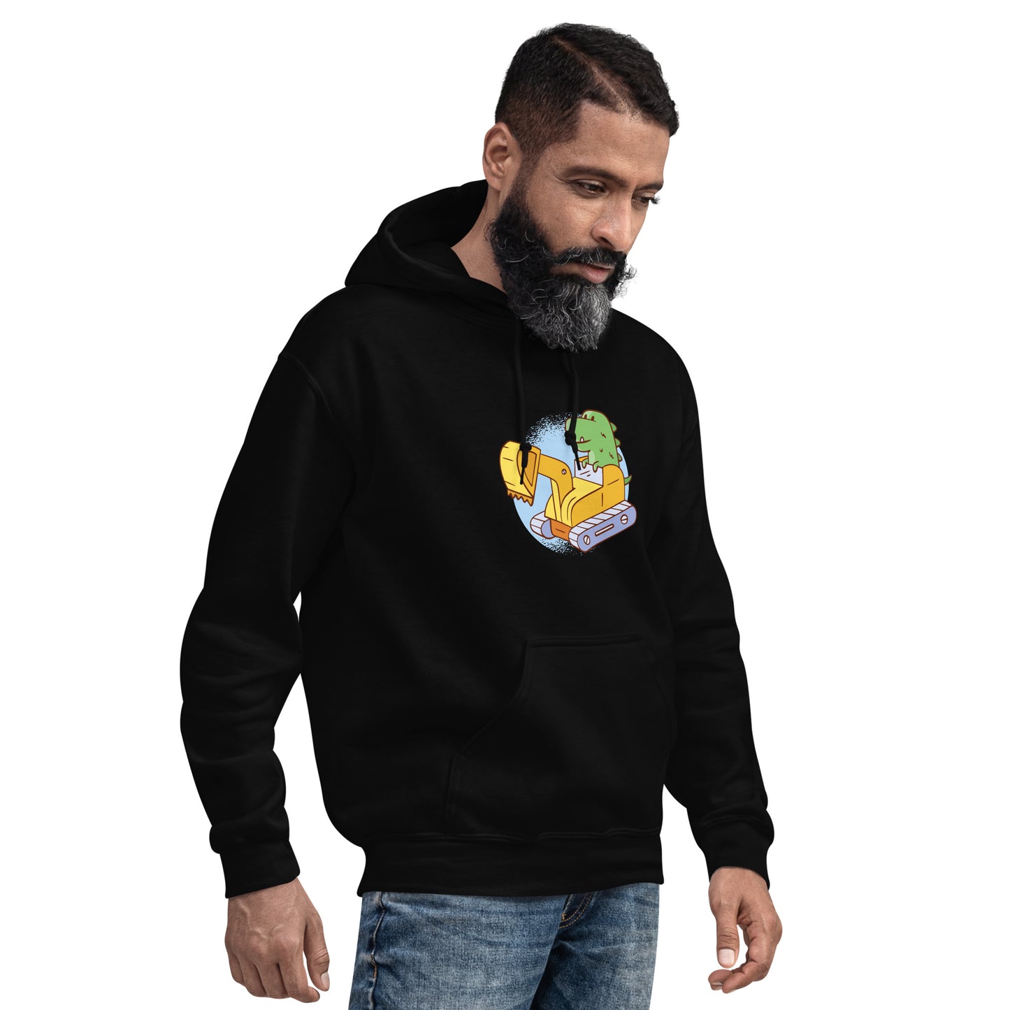 Excavator Adult Hoodie