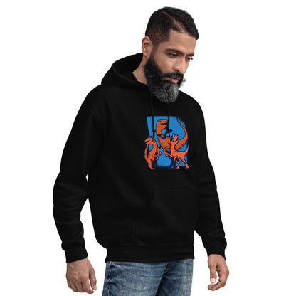 Tie Wearing Dino Adult Hoodie