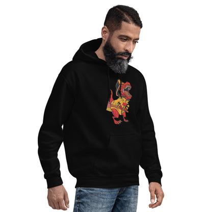 Firefighter with Axe Adult Hoodie