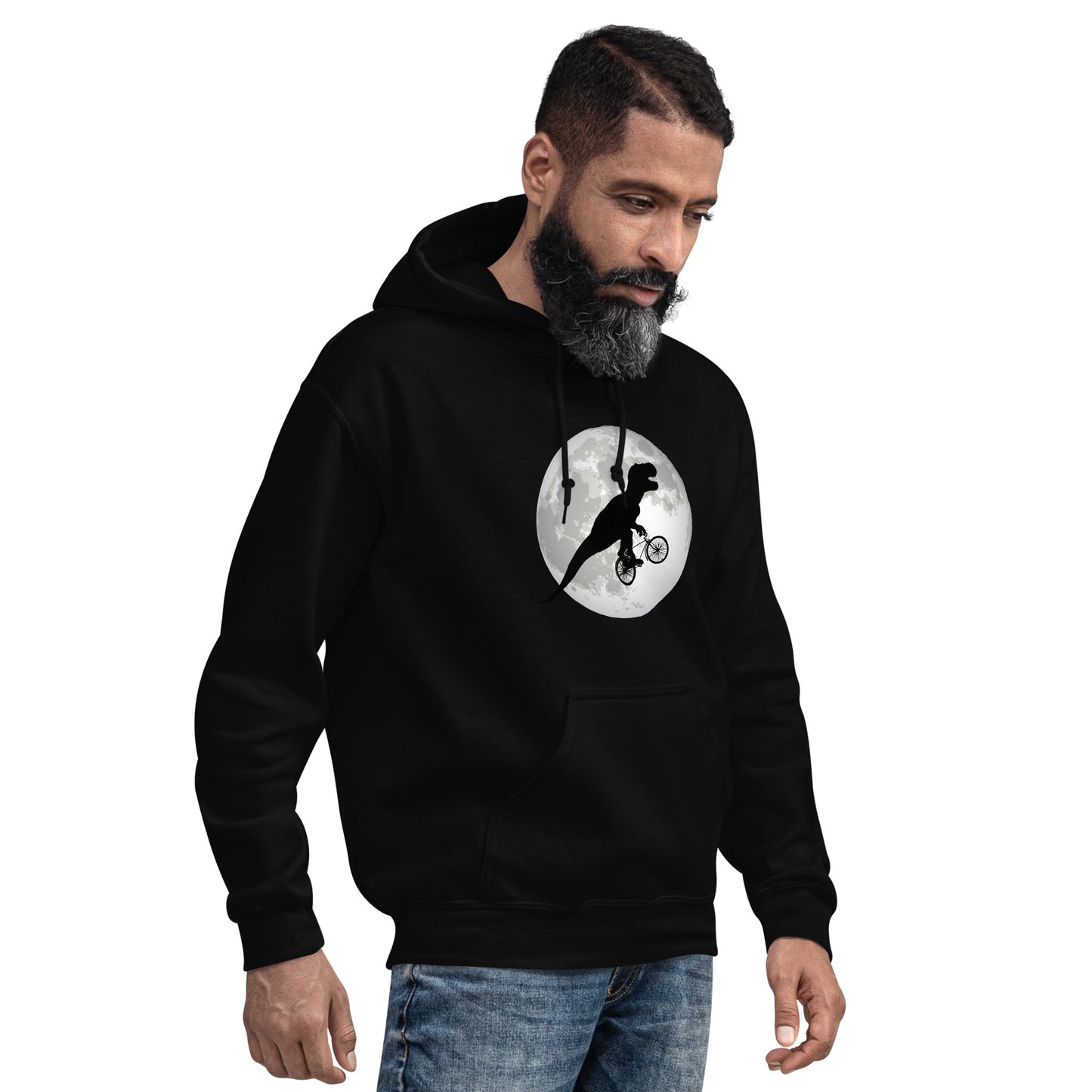 Flying on a bike Theropod Adult Hoodie