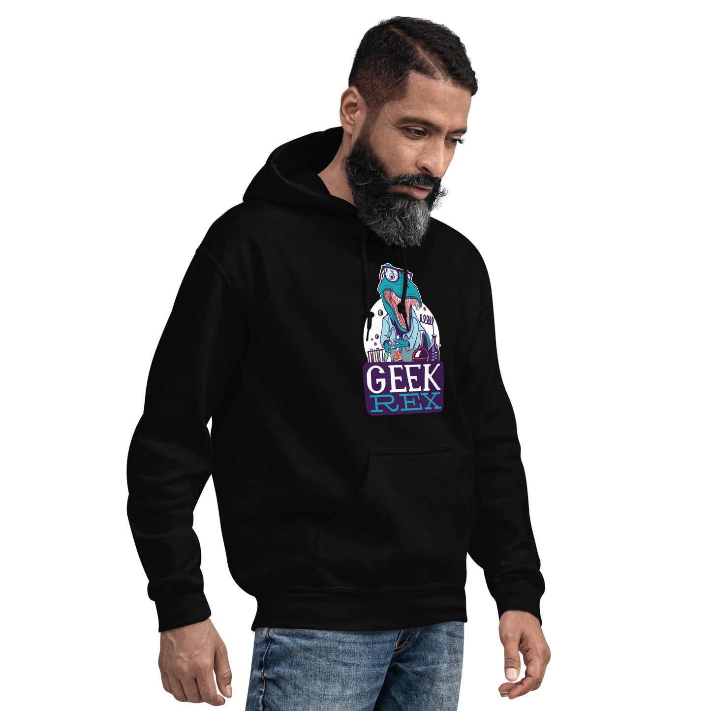 Geek Rex Adult Hoodie