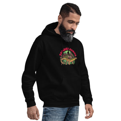 Zombiesaurus Stegosaurus Adult Hoodie