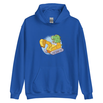 Excavator Adult Hoodie