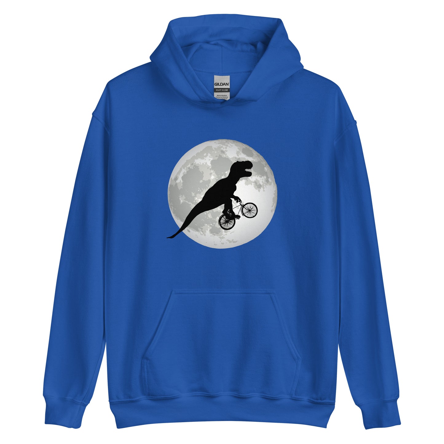 Flying on a bike Theropod Adult Hoodie