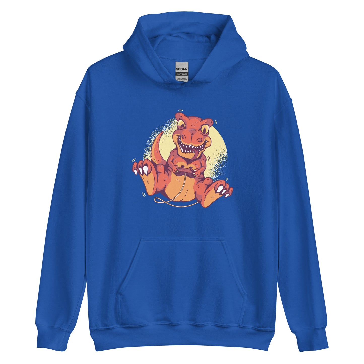 Gamer Dino Adult Hoodie