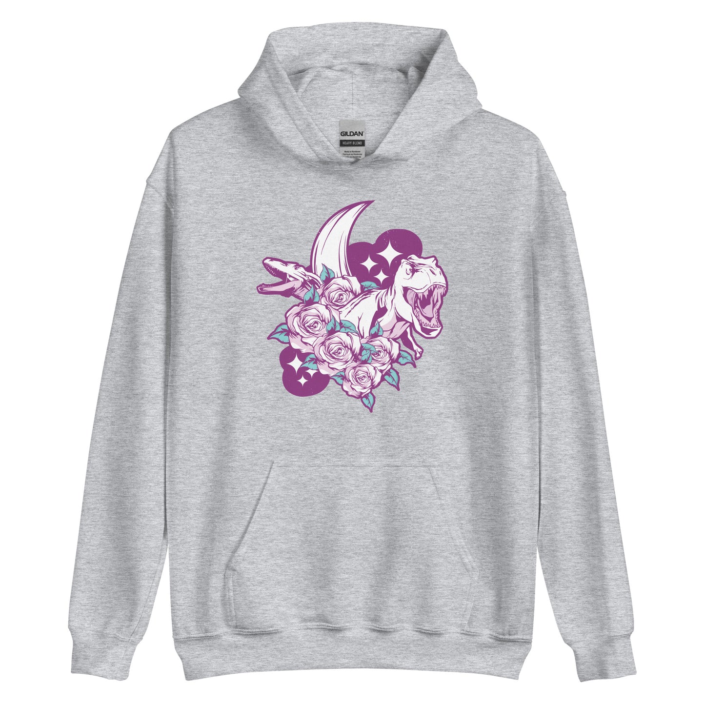 Flowering Theropods Adult Hoodie