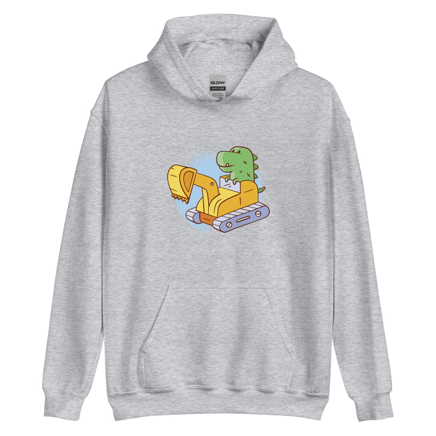 Excavator Adult Hoodie