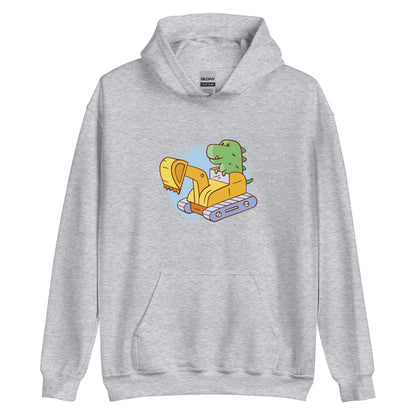 Excavator Adult Hoodie