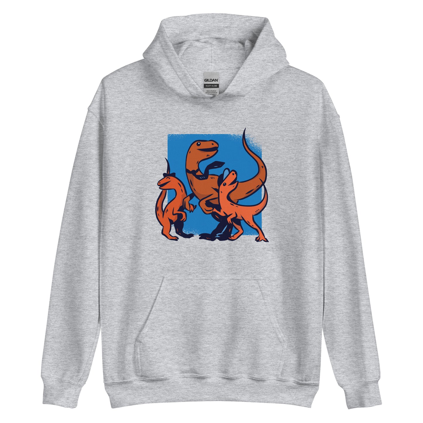 Tie Wearing Dino Adult Hoodie