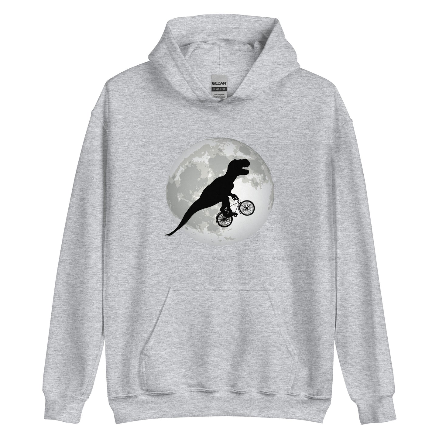 Flying on a bike Theropod Adult Hoodie