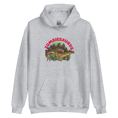 Zombiesaurus Stegosaurus Adult Hoodie