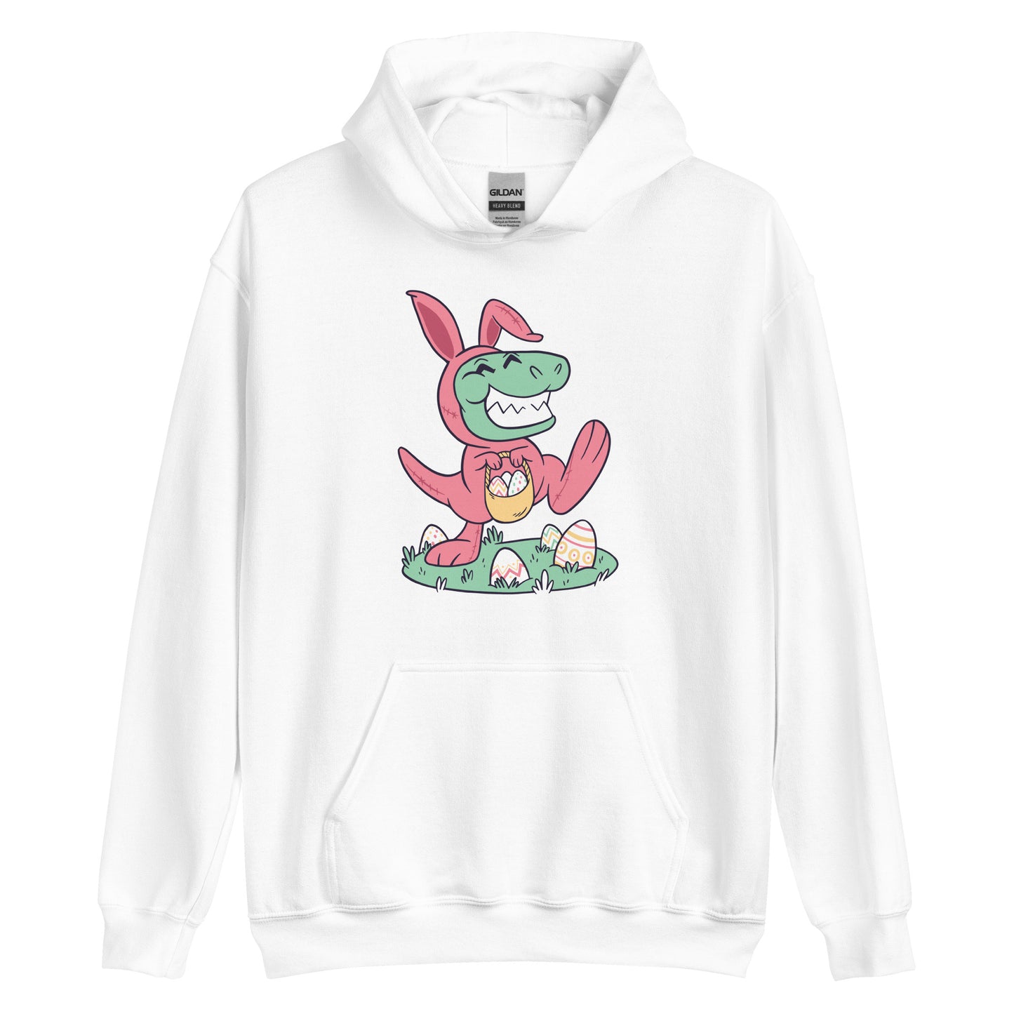 Smiling Easter Bunny Adult Hoodie