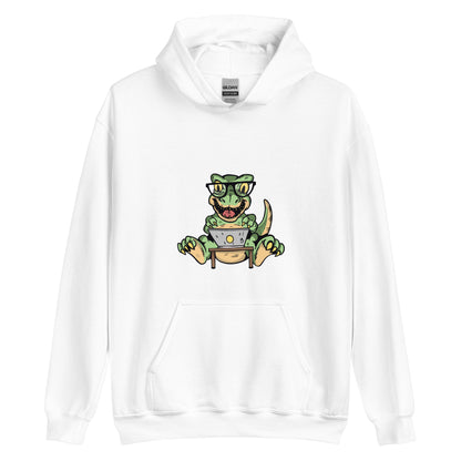 Work From Home Dino Adult Hoodie