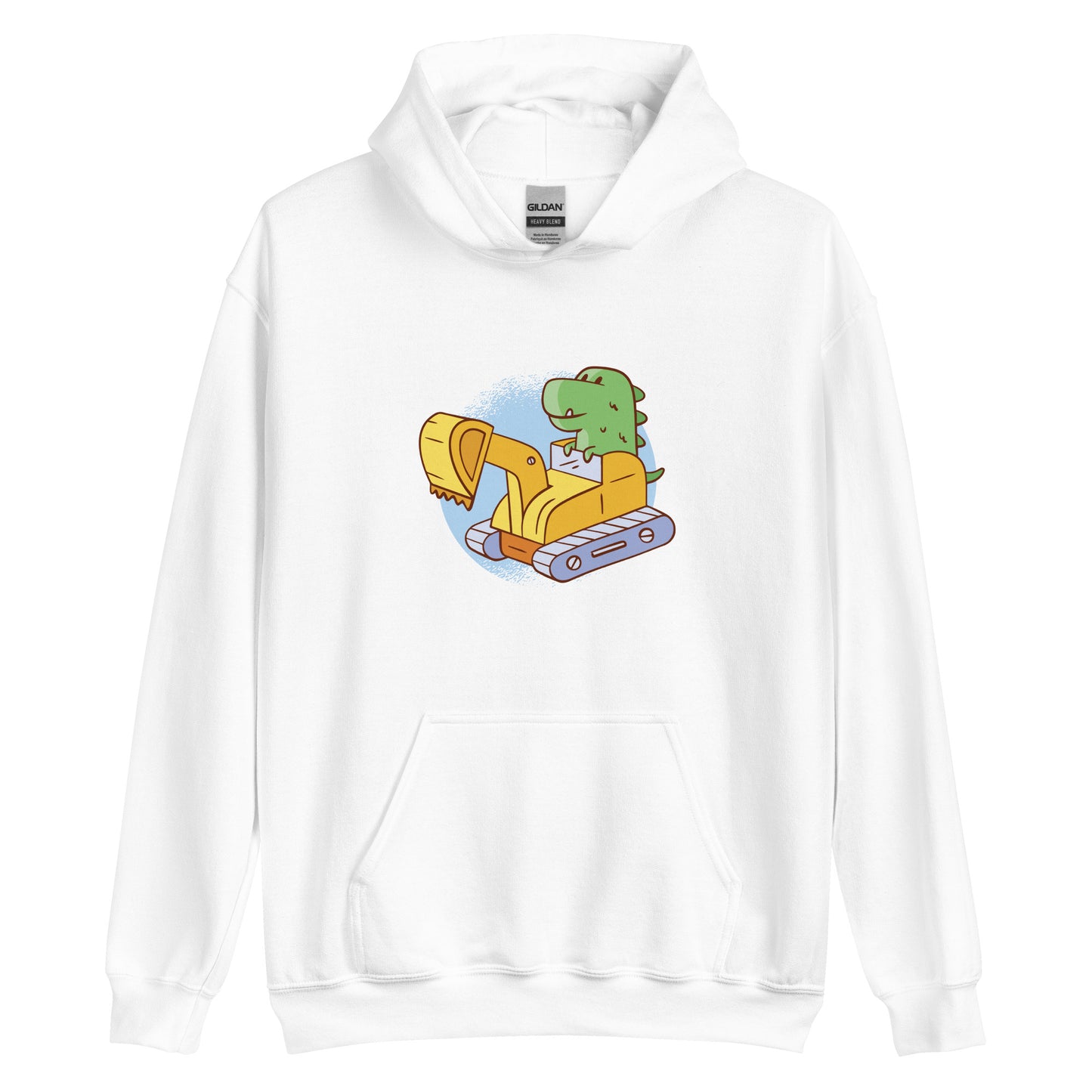 Excavator Adult Hoodie