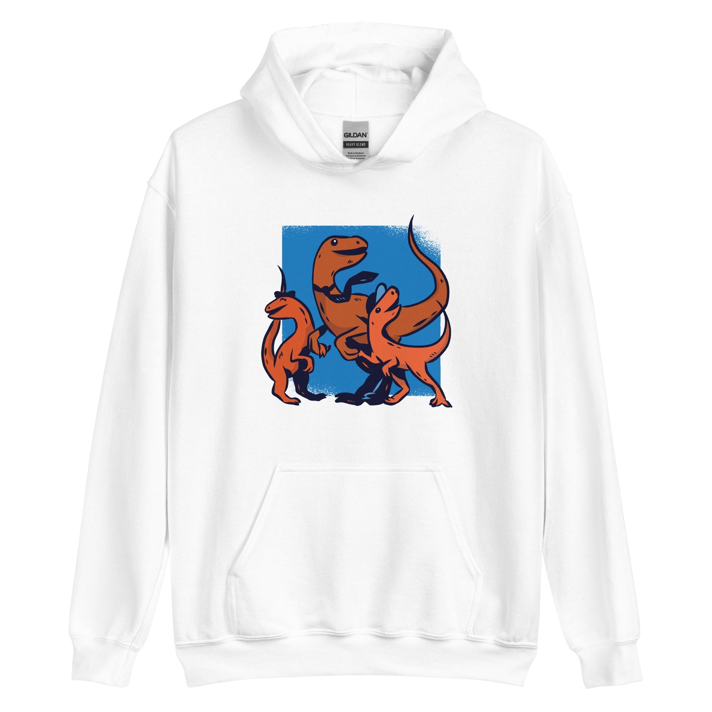 Tie Wearing Dino Adult Hoodie