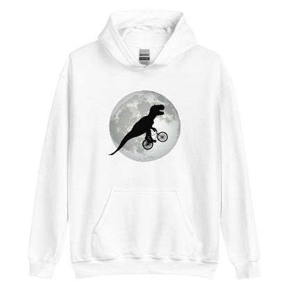 Flying on a bike Theropod Adult Hoodie