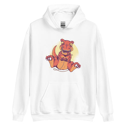 Gamer Dino Adult Hoodie