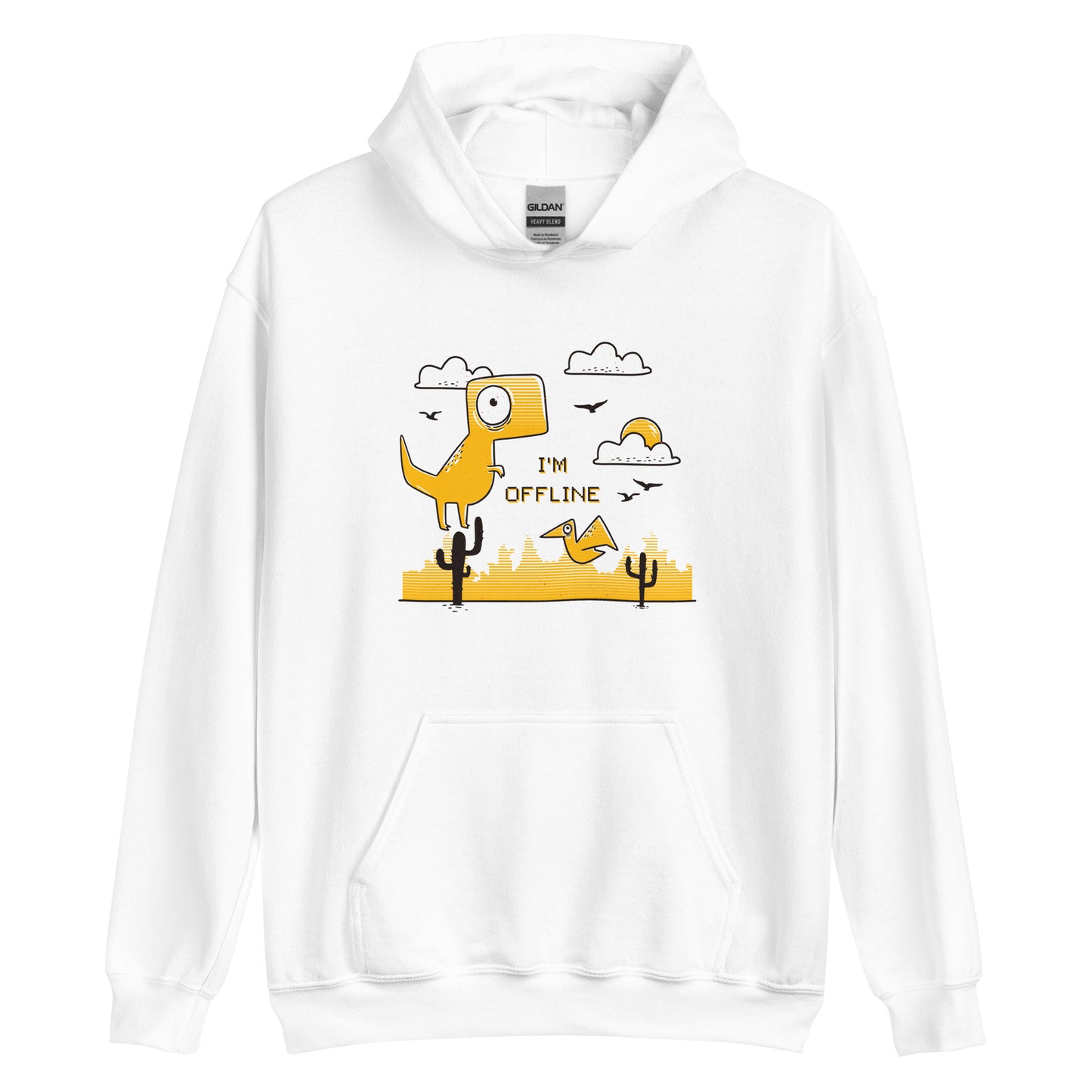 I'm Offline Adult Hoodie