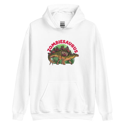 Zombiesaurus Stegosaurus Adult Hoodie