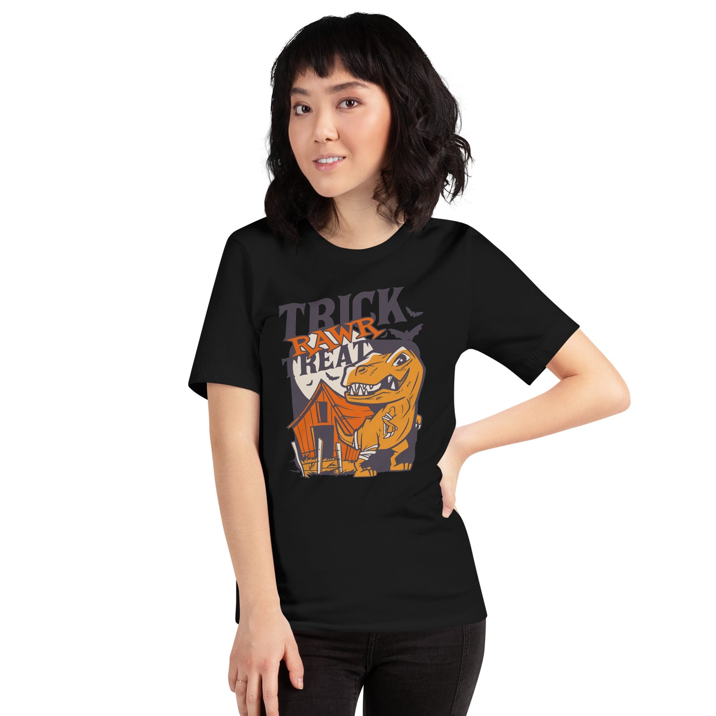 Adult Trick Rawr Treat T-Shirt