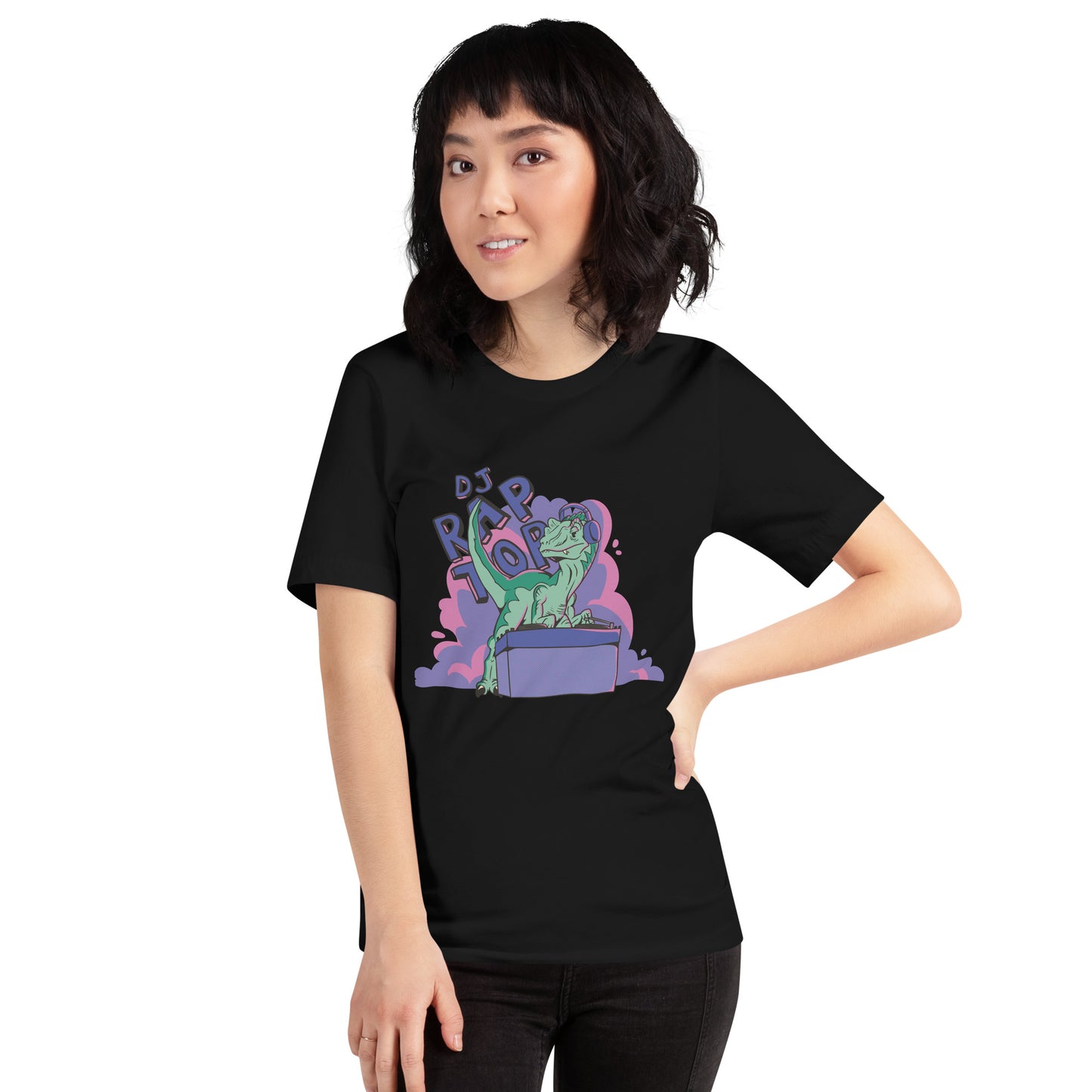 Adult DJ Velociraptor T-Shirt