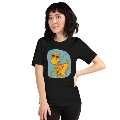 Adult Fishing Dino T-Shirt