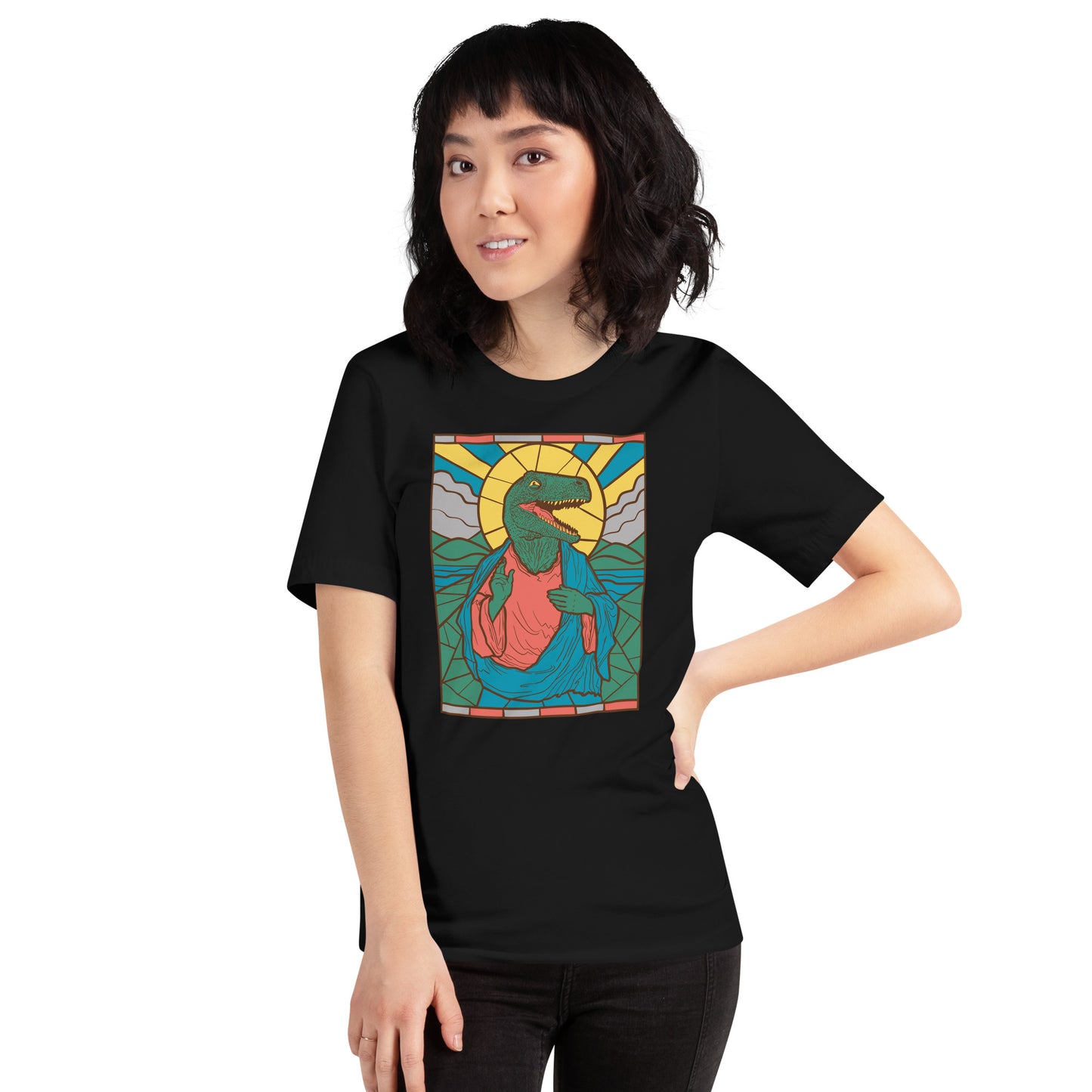 Adult Jesus Saurus T-Shirt