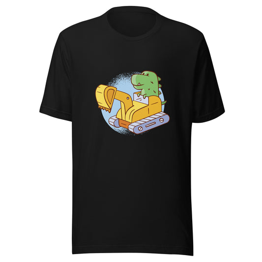 Excavator Adult T-Shirt