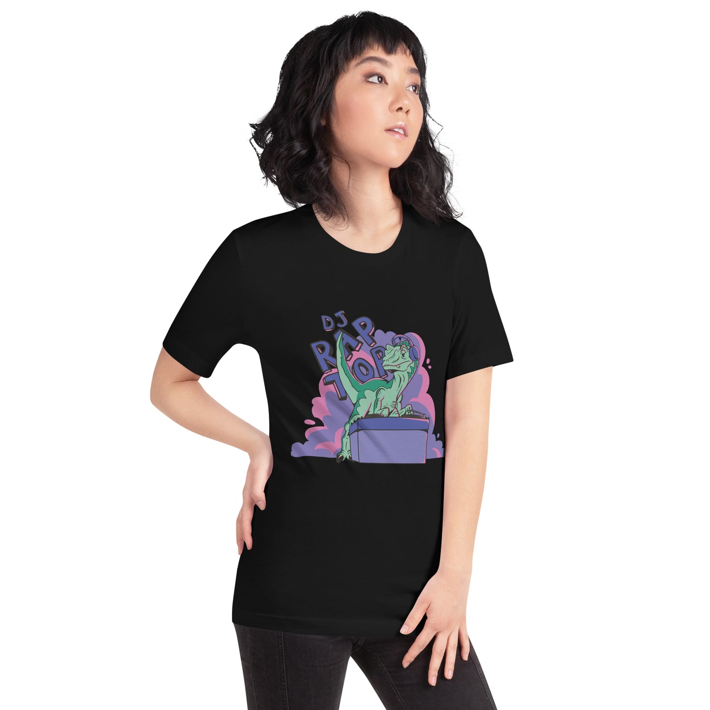 Adult DJ Velociraptor T-Shirt