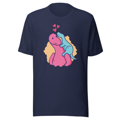 Adult Dino Mom and Kid T-Shirt