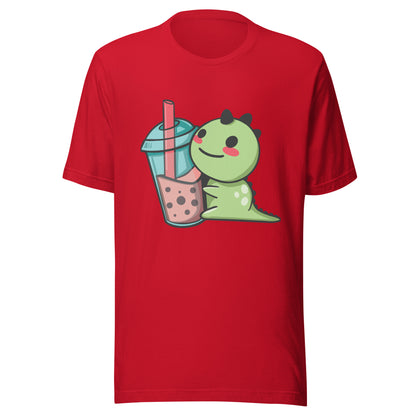 Adult Bubble Tea Tiny Dino T-Shirt