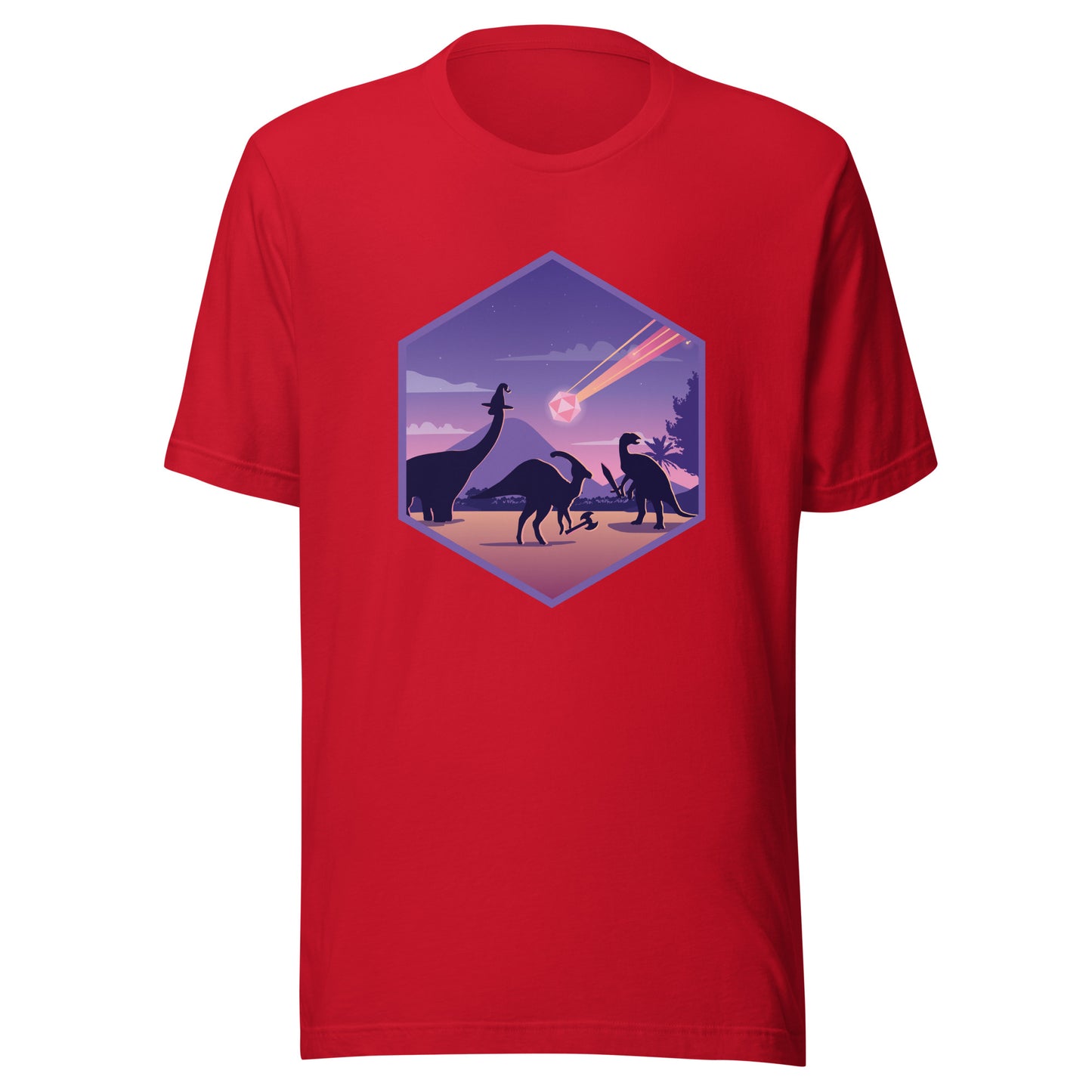 Dungeons and Dinosaurs Adult T-Shirt