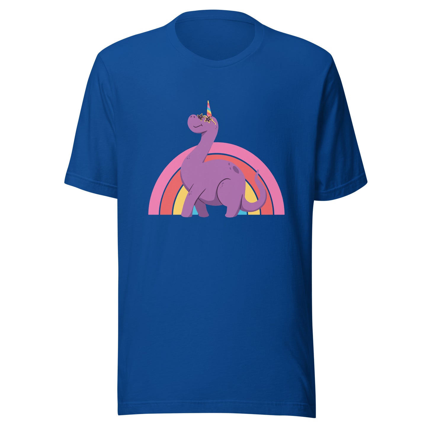 Adult Rainbow Unicorn Dino T-Shirt