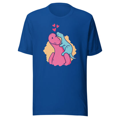 Adult Dino Mom and Kid T-Shirt