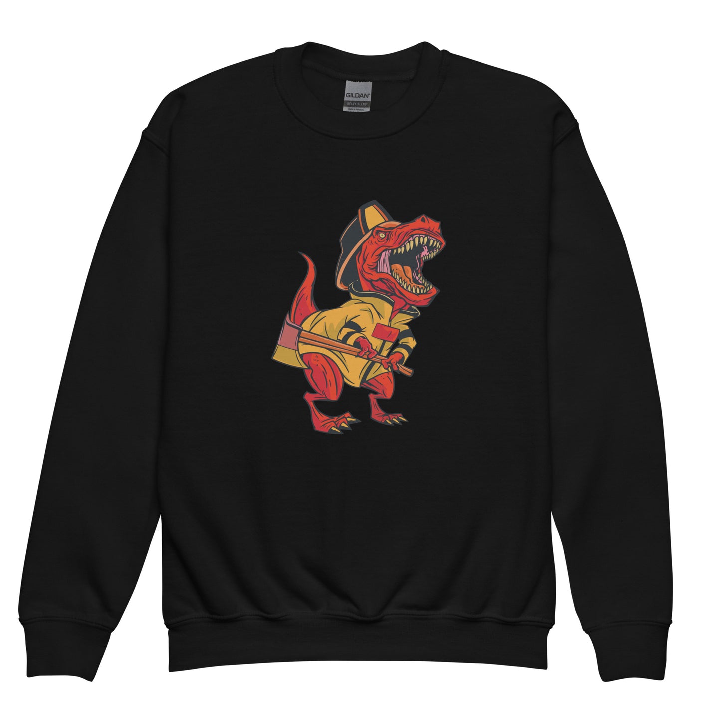 Firefighter with Axe Youth Sweatshirt