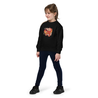 Dino Pug Halloween Youth Sweatshirt