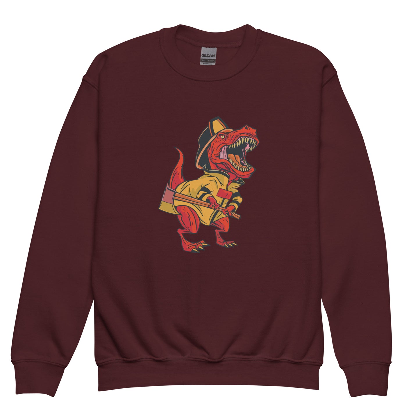 Firefighter with Axe Youth Sweatshirt