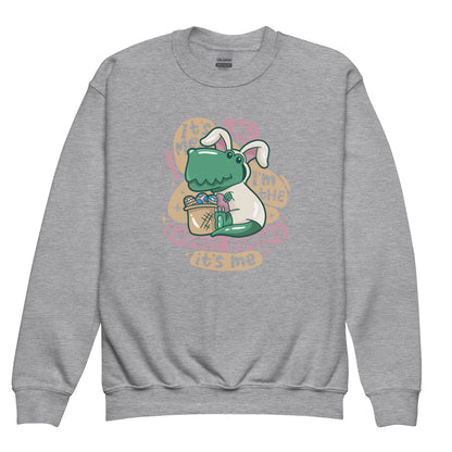 Dino Easter Bunny Youth Sweatshirt