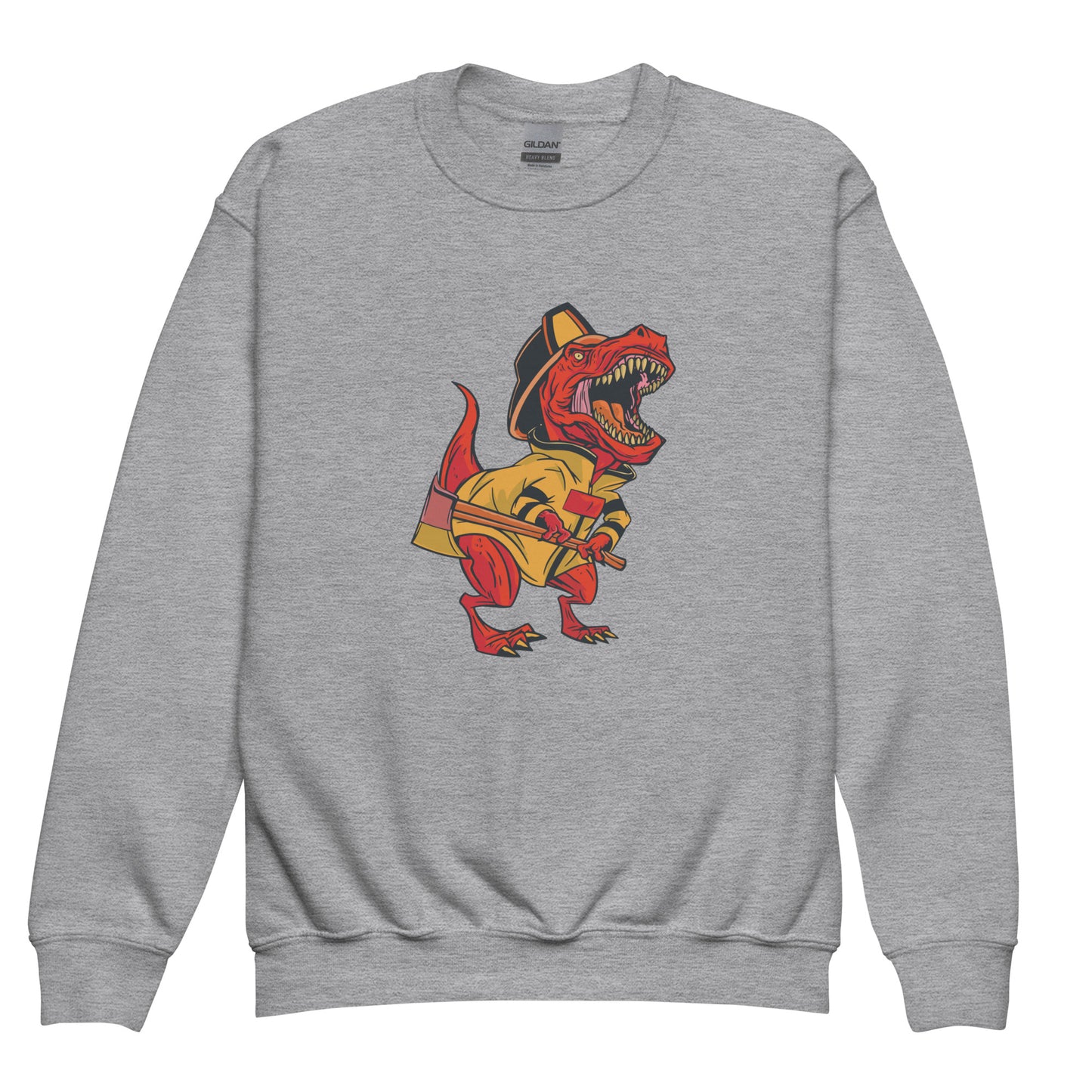 Firefighter with Axe Youth Sweatshirt