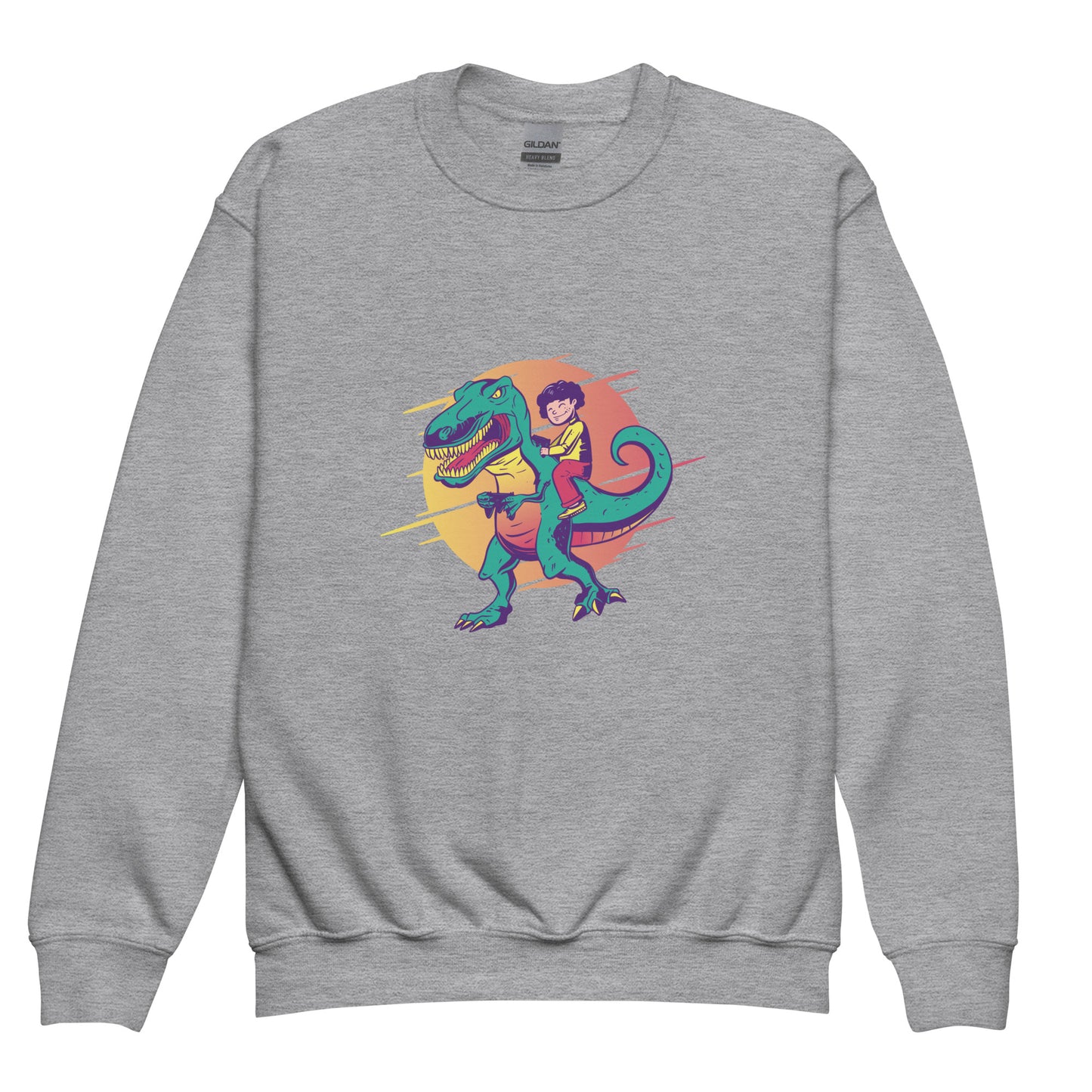 Gamer T-Rex Youth Sweatshirt