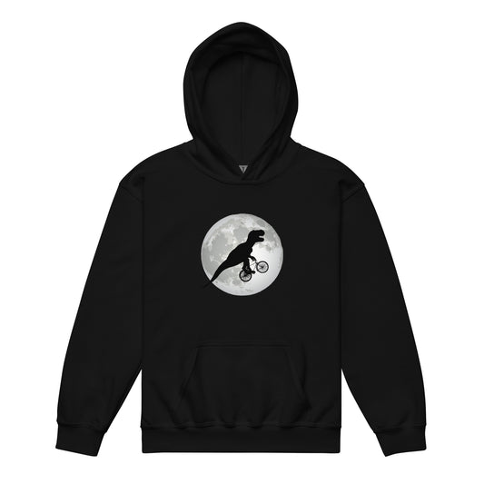 Flying on a bike Theropod Youth Hoodie