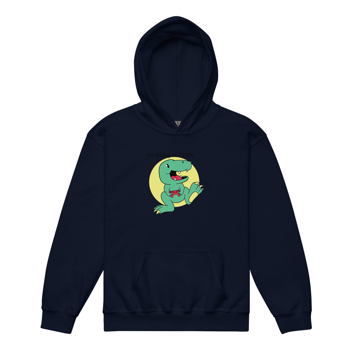 Dino Game Controller Youth Hoodie