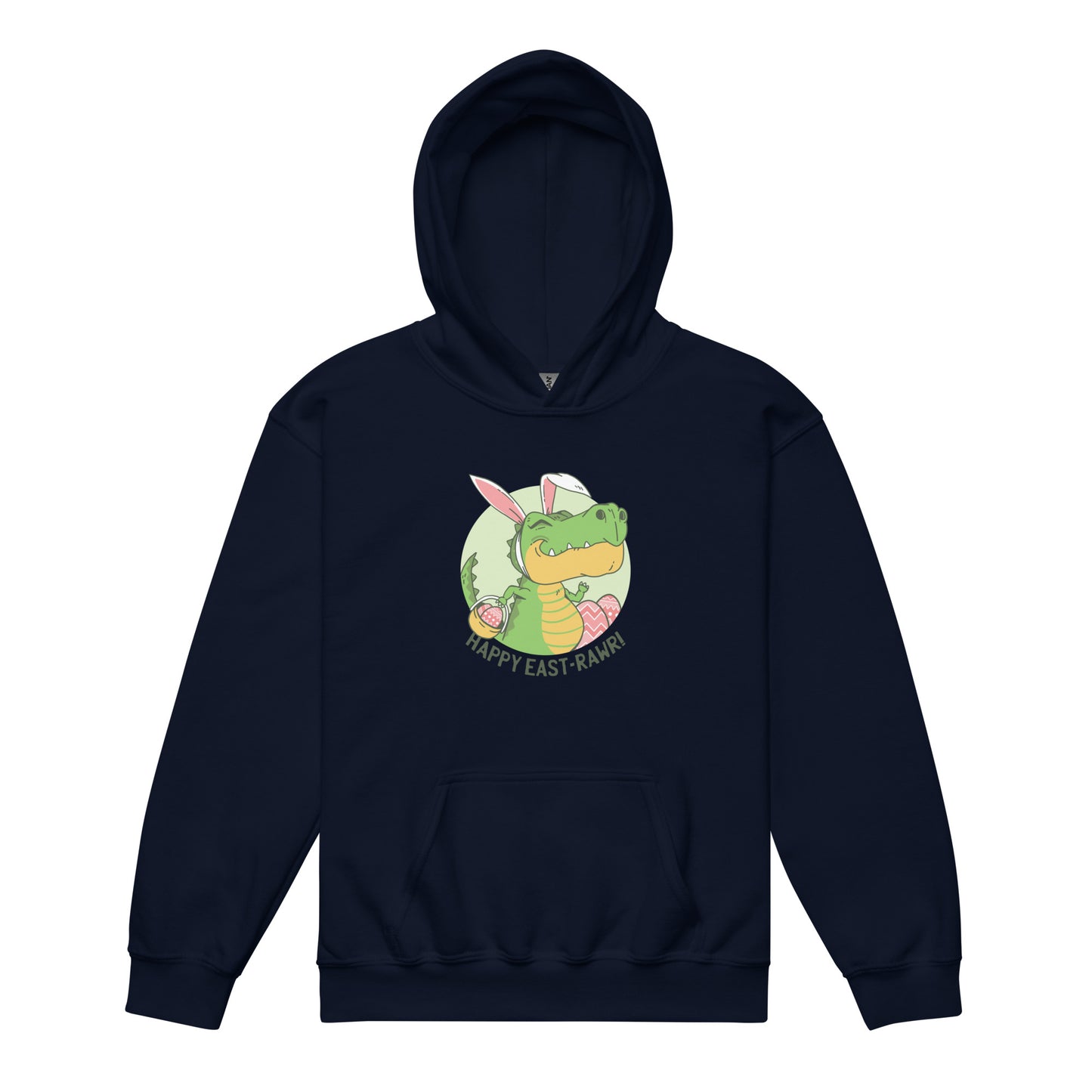 Happy East-Rawr Youth Hoodie